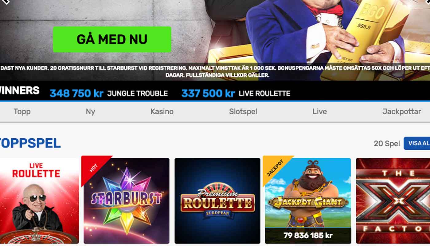 BGO screenshot