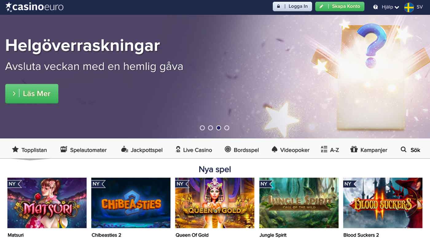 CasinoEuro screenshot