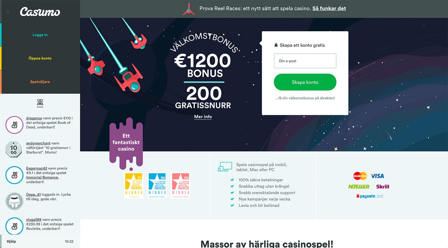 Casumo screenshot