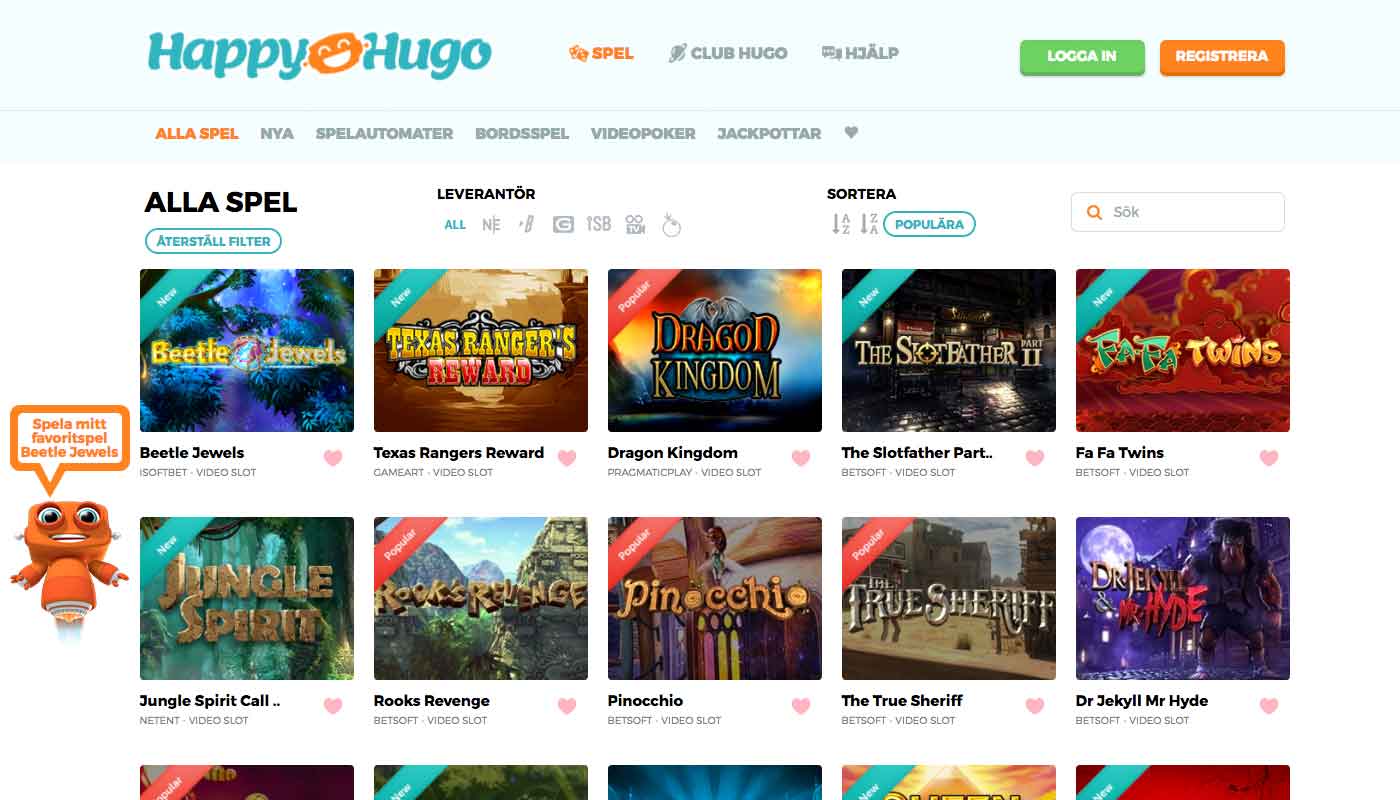 Happy Hugo screenshot