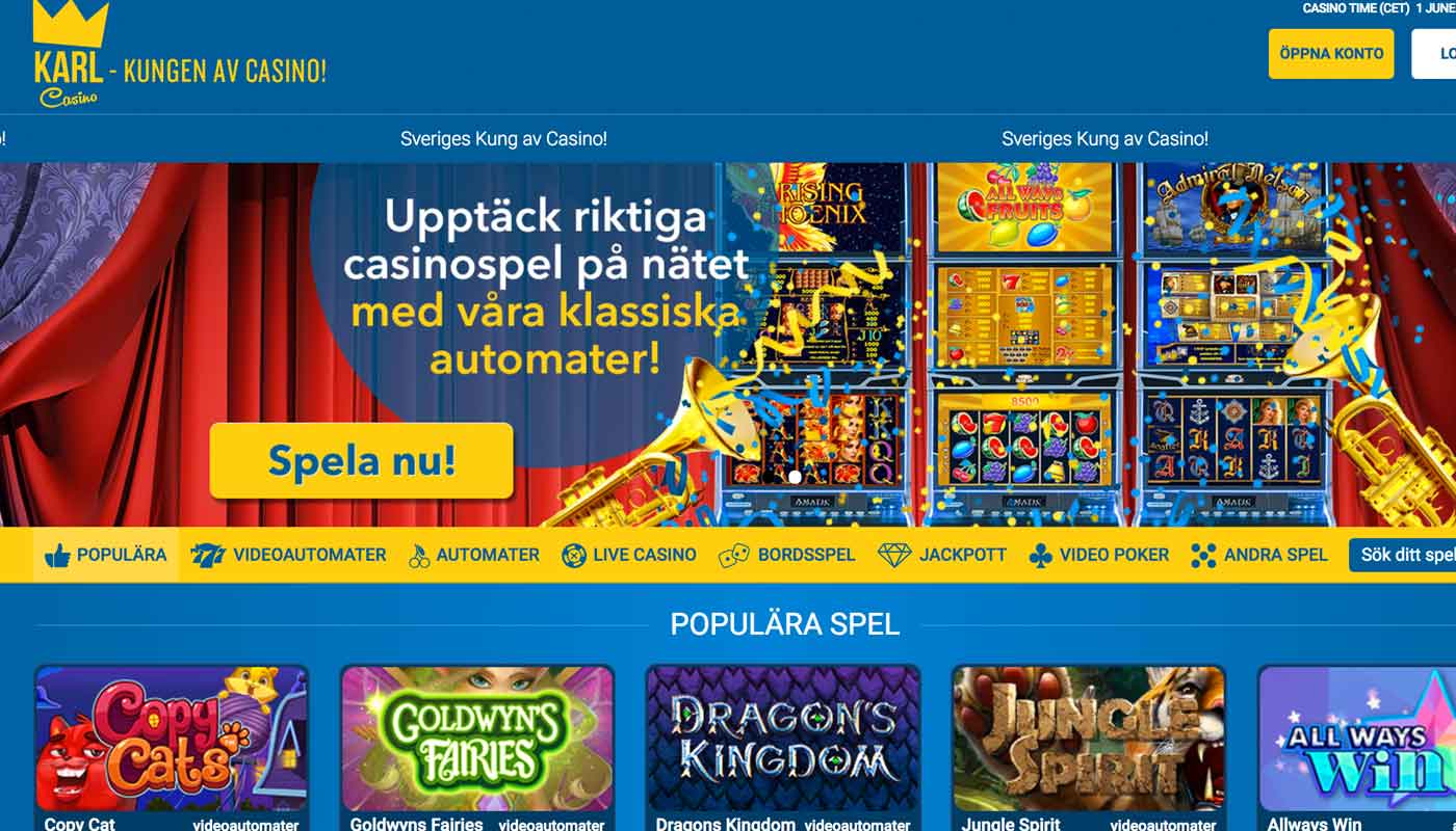 Karl Casino screenshot