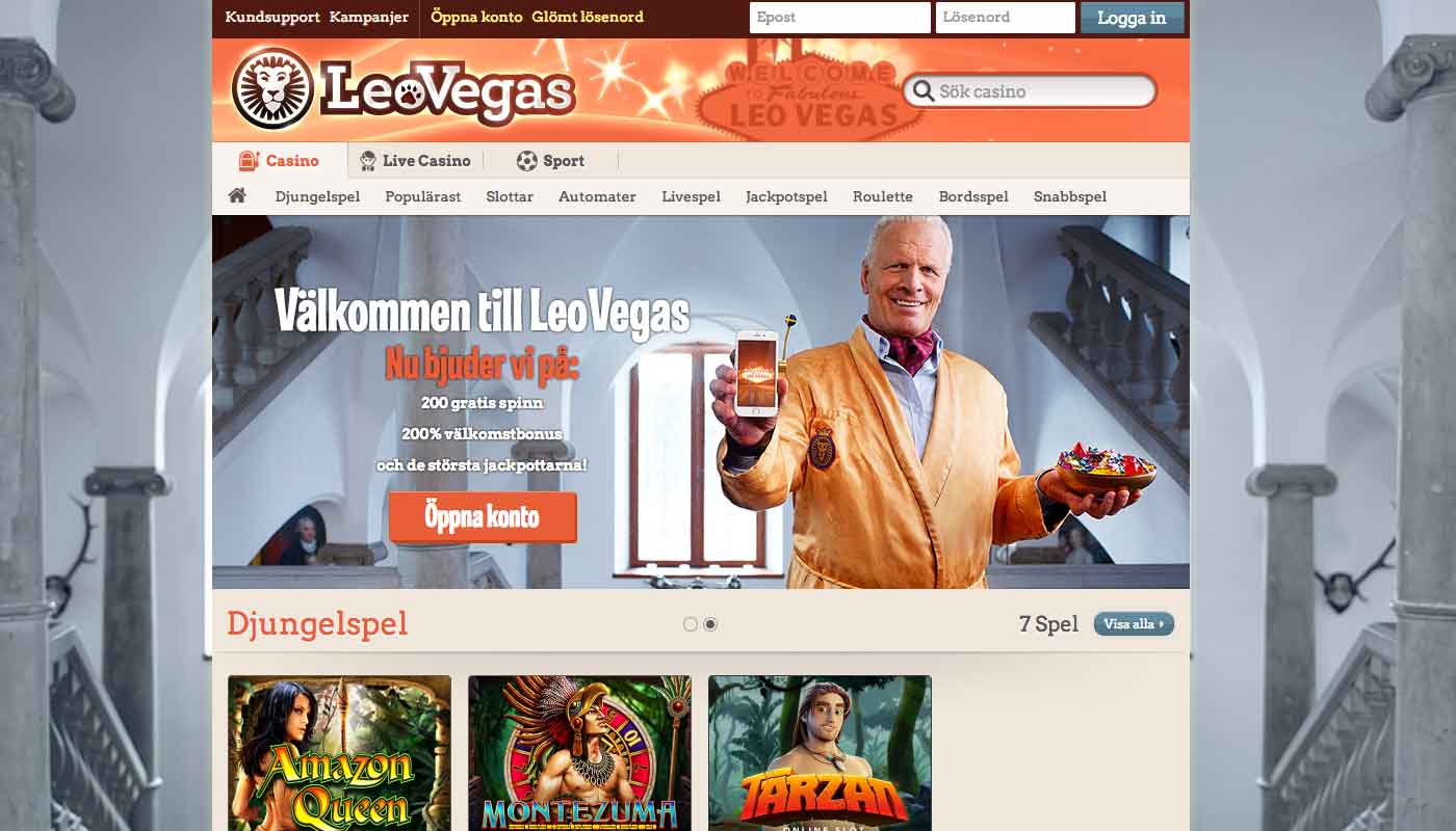 Leo Vegas screenshot