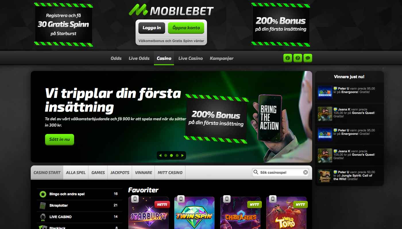 Mobilebet screenshot