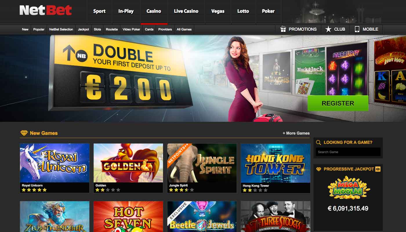 NetBet screenshot