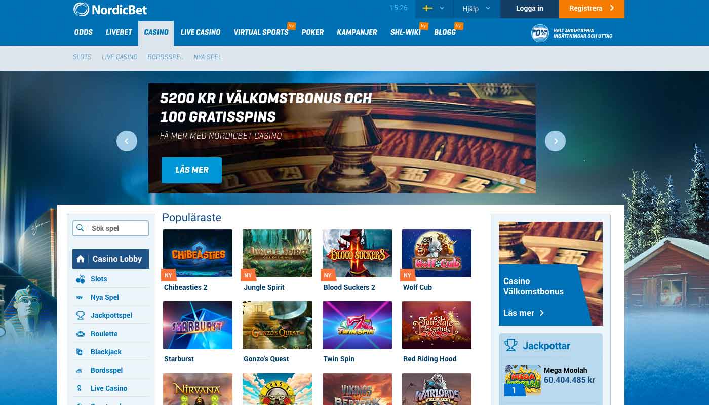 NordicBet screenshot