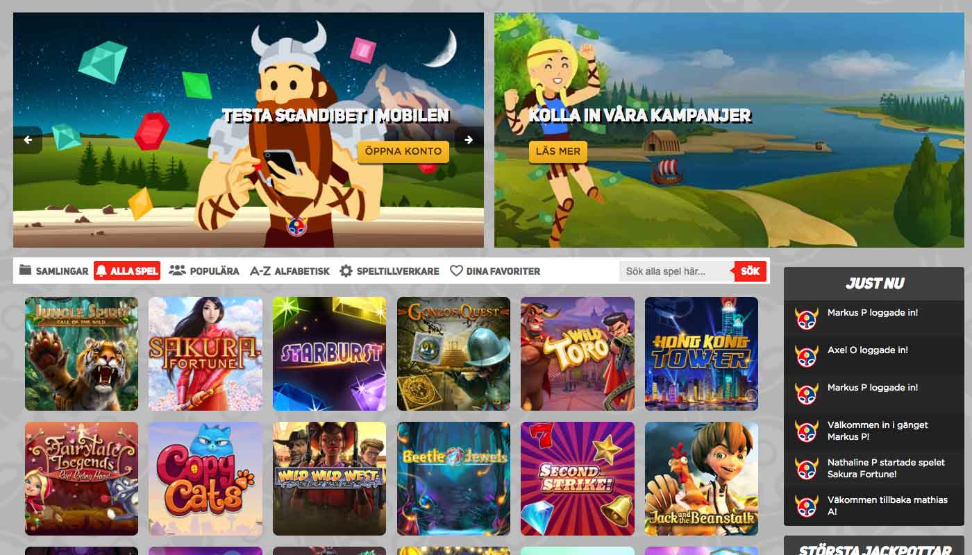 Scandibet screenshot
